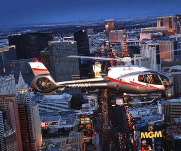 Las Vegas: Helicopter Night Flight over the Strip