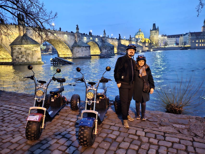 Stadtbesichtigung Aussichtspunkte Prague Electric Trike Tour