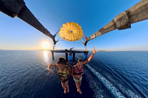 Sharm El Sheikh: Parasailing Adventure over the Red Sea Single Parasailing Flight (150kg)
