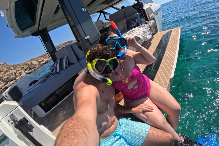 Rhodes: Private Yacht Cruise to Lindos with Meze & Drinks