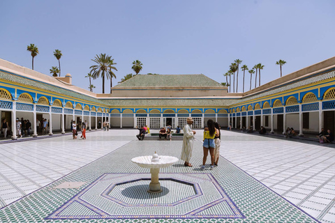 Marrakech: Historical Monuments, Souks & Medina Guided Tour Shared Group Walking Tour in English– From the Meeting Point