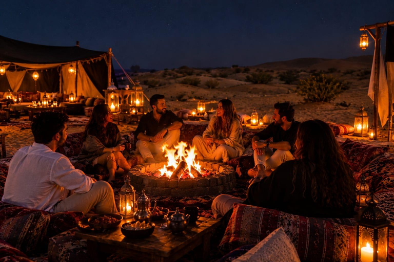 Dubai: Desert Safari with Camel Ride, Quad Bike & BBQ Dinner Shared Desert Safari with BBQ Buffet Dinner