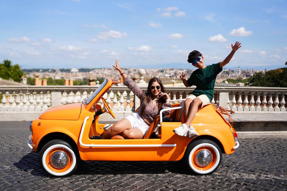 Deluxe-Stadtführung im Vintage-Cabriolet Fiat 500 und Fotoshooting Deluxe-Stadtführung...