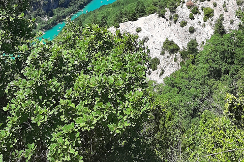 The Gorges du Verdon, departing from Moustiers-Sainte-Marie, tour and transportation