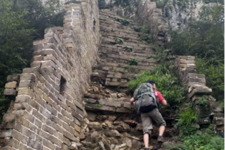 Vanuit Beijing: JianKou Wilde Grote Muur Wandeltour【Privé】