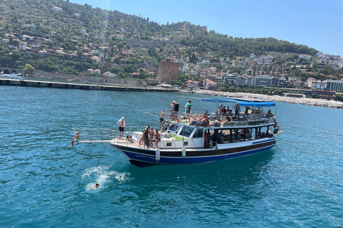 Alanya: Relax Boat with Snorkeling, Lunch, and Drinks ALANYA CRUISE NO TRANSFER