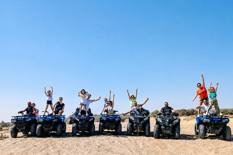 Lac Rose: Quad Biking and Canoe Ride on the Lake With round-trip transfer from Dakar