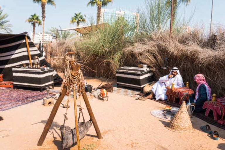 Dubai: rondleiding door de oude binnenstad met soeks, proeverijen en boottochtRondleiding in het Italiaans of Frans