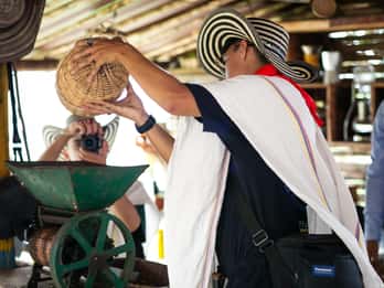 Medellín coffee farm experience with horseback ride