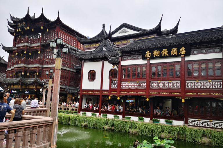 Yu Garden Shanghai Billets d&#039;entrée RéservationJardin de Yuyuan + Le Bund + Usine de soie + Guide + voiture privée