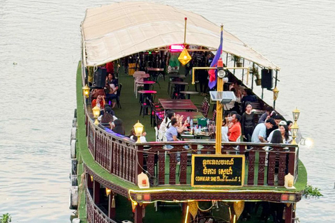 Phnom Penh: Cruise bij zonsondergang op de Mekong Rivier