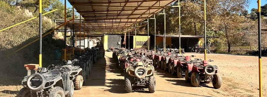 Alanya : aventure en quad avec pause au bord de la rivière