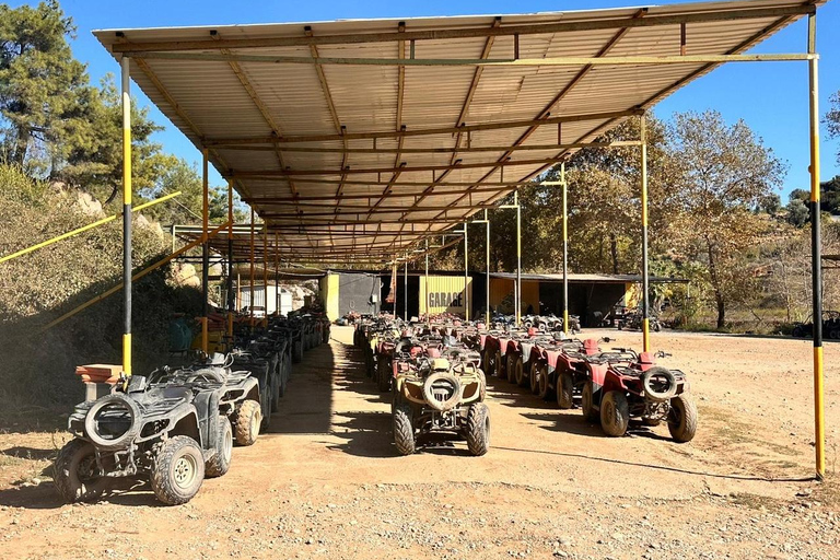 Alanya: Quad Safari Adventure with River Break Double Quad Rider Experience