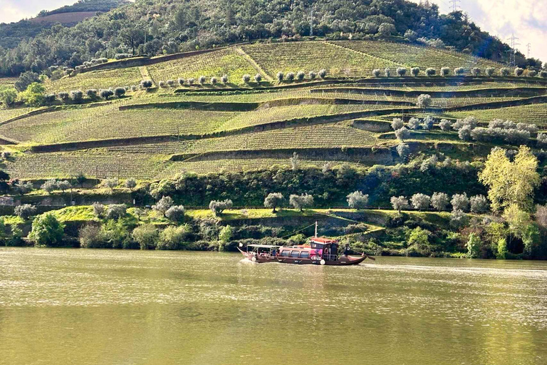 Porto: Tour dei 2 vigneti della Valle del Douro con pranzo e crociera sul fiume