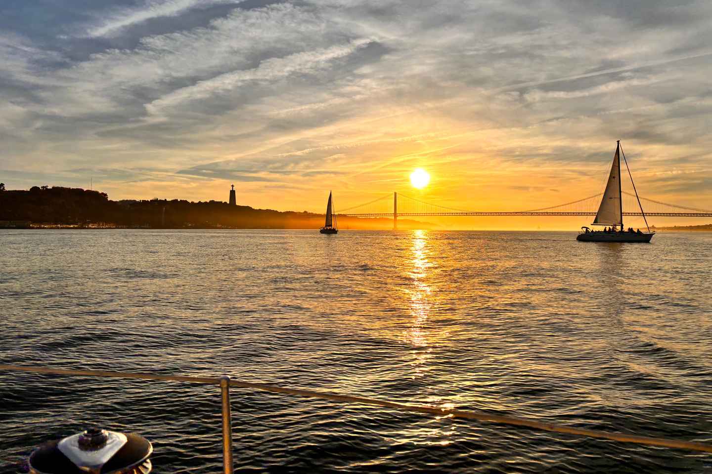 Lisbon: Private City Boat Tour with Sunset Option