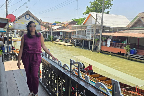 Mercado de trens (Rom Hub), mercado flutuante e passeio pelo Lago Salgado