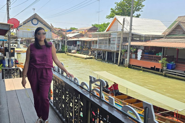 Mercado de trens (Rom Hub), mercado flutuante e passeio pelo Lago Salgado