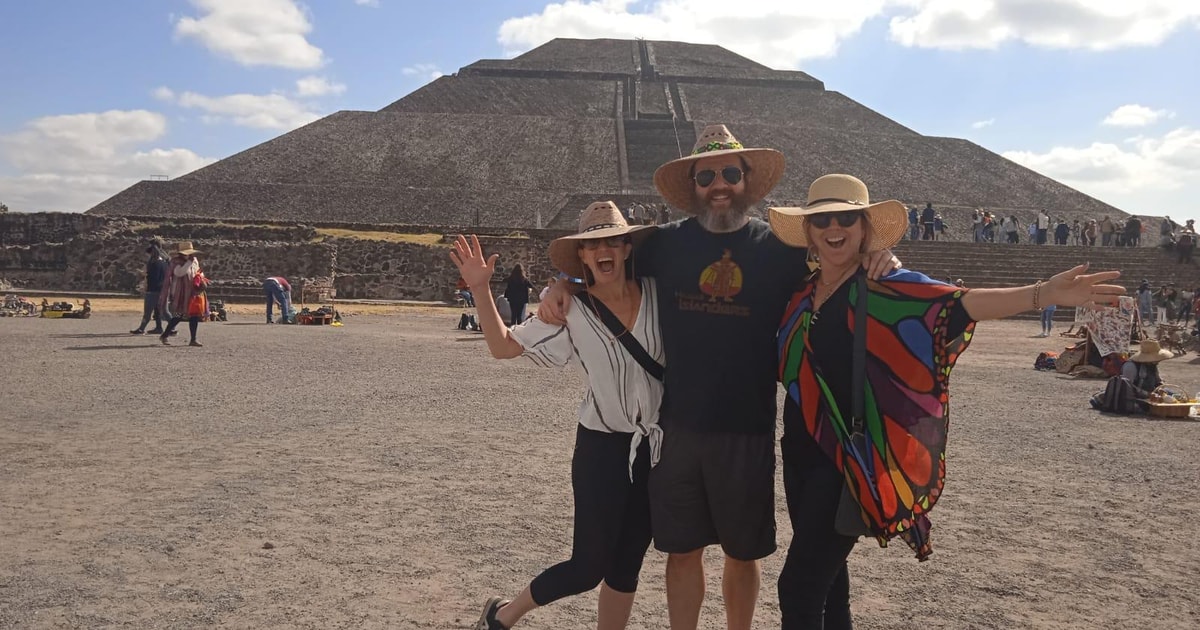 Teotihuacan MexikoStadt Tour Ruinen und historisches Zentrum