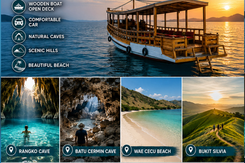 Labuan Bajo: Caves, Beach, and Sunset Tour