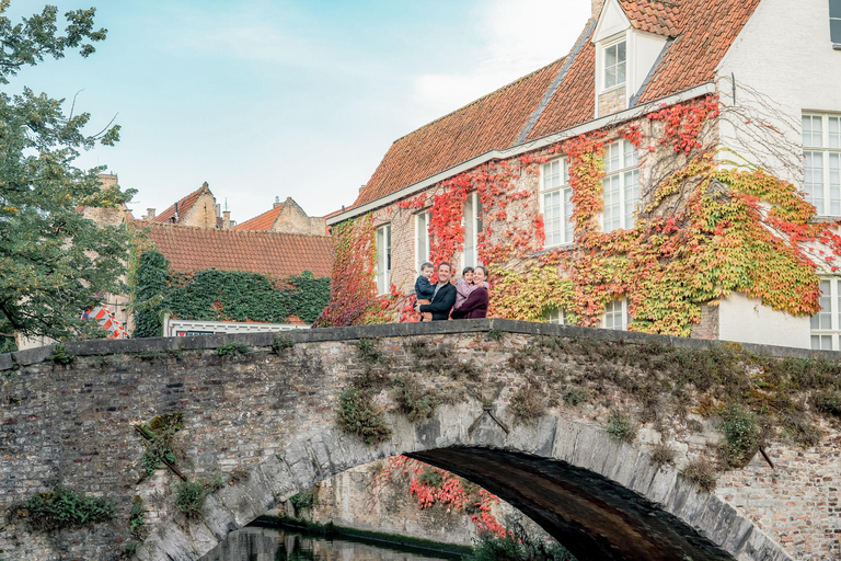 Bruges : Sua sessão de fotos particular de 1 hora na cidade medieval