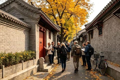 Beijing City Walk: Nanluoguxiang & Houhai Coffee Tour