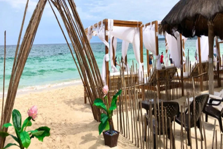 Cartagena: Mambo Beach, Playa Blanca Barú, Full Day with Lunch and Refreshing Cocktail Cartagena: Mambo Beach, Barú, Full Day with Lunch and Refreshing Cocktail