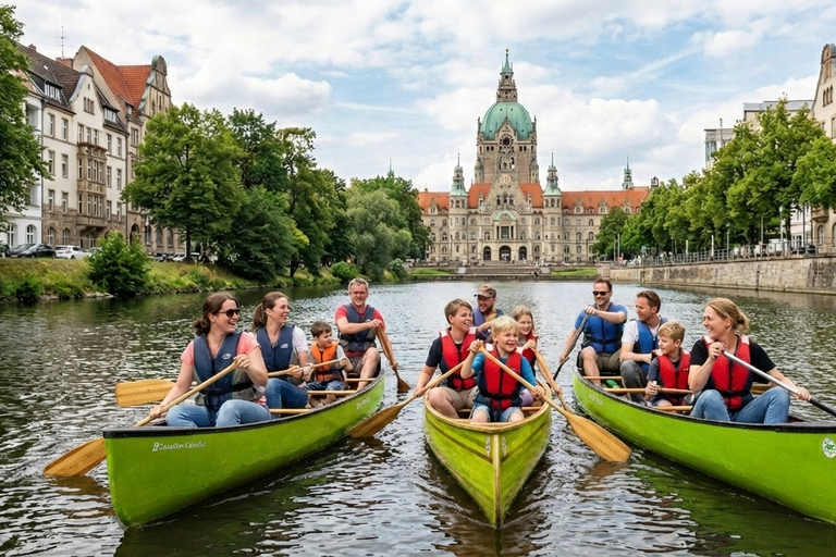 Hanover: Guided Canoe Tour with City Views