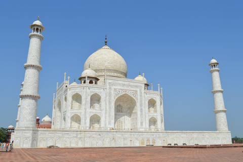 Depuis Delhi : excursion privée d&#039;une journée au Taj Mahal et à Agra avec transfertsVisite privée avec billets d&#039;entrée et petit-déjeuner