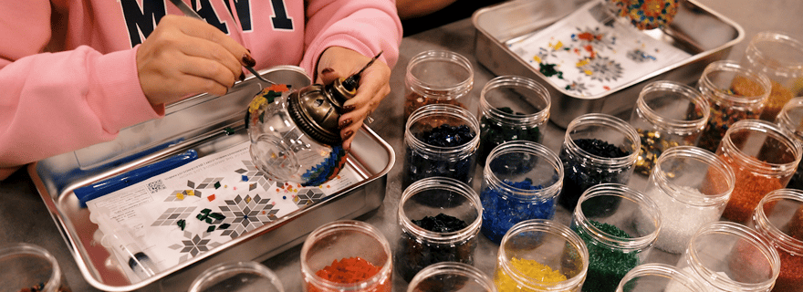 Istanbul : Atelier de fabrication de lampes en mosaïque près de Sainte-Sophie