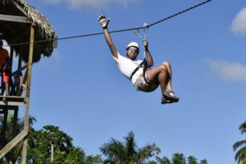 Punta Cana: Zip Line Adventure with Suspension Bridge