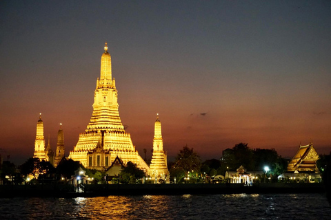 Bangkok: Highlight Tuk-Tuk, Canal Tour, Food Tour & Wat Arun