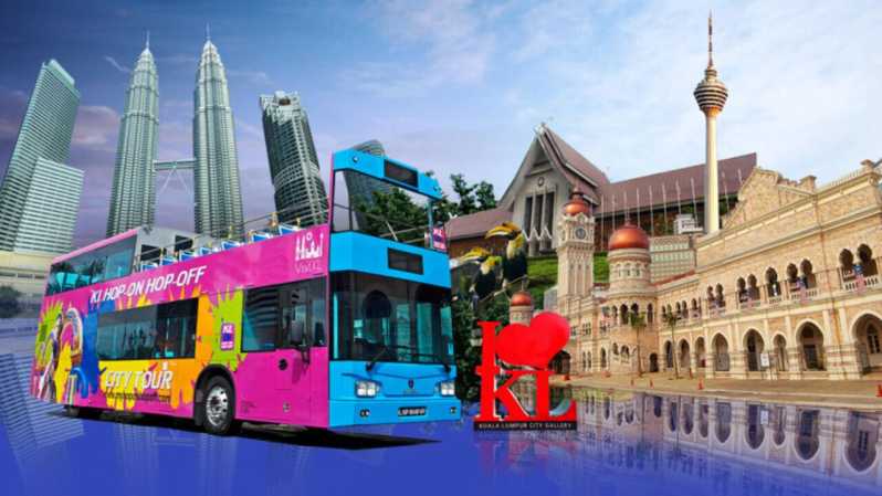 Kuala Lumpur : visite en bus à arrêts multiples et audioguide de 24 heures