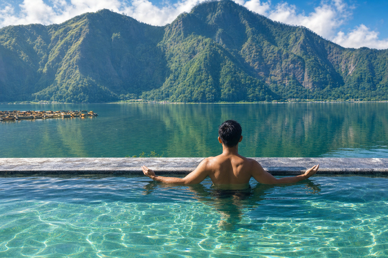 Bali: Mount Batur Shared Sunrise Jeep & Natural Hot Springs Sunrise Jeep Tour & Hot Spring with Round Transfers