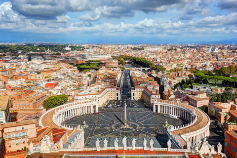 Roma: Tour della Basilica di San Pietro, delle Tombe Papali e della Scalata della CupolaTour di gruppo in inglese