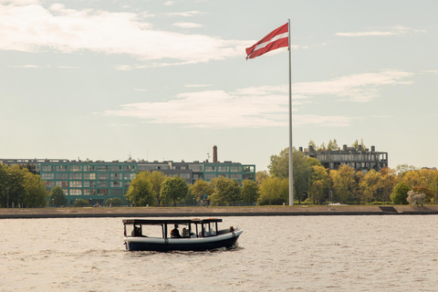 Riga: Audio-Guided Sightseeing Tour by Canal Boats