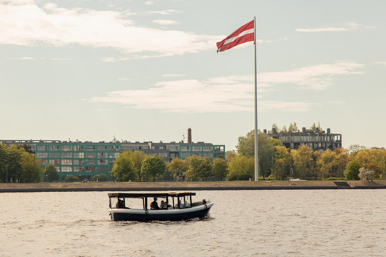 Riga: Audio-Guided Sightseeing Tour by Canal Boats