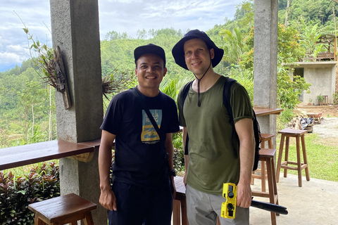Tour particular aos terraços de arroz do Templo Selogriyo com almoço localDe Borobudur: Terraços de arroz Selogriyo e colheita de café