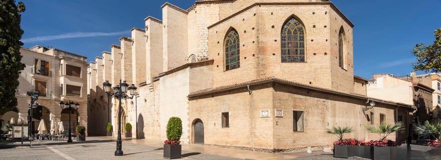 Gandía : Entrée de la Collégiale Insigne de Gandía