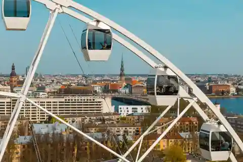 Riga Rise: Riesiges Panorama-Riesenrad Ticket