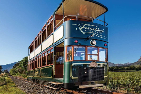 Experiência no Franschhoek Wine Tram e na cidade de Stellenbosch