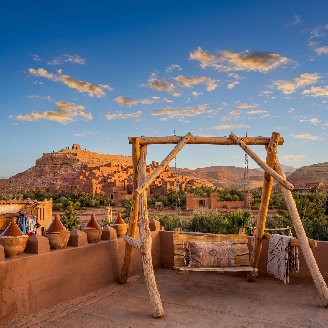 Depuis Marrakech : excursion d'une journée à Ouarzazate et au « Hollywood de l'Afrique » - trekking