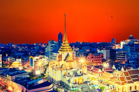 Bangkok: Stadsrondleiding met gids en tempels voor een halve dag