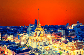 Bangkok: Halbtagestour mit geführter Stadtführung und Tempeln
