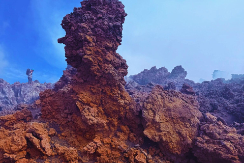 Trek to the summit of Mount Etna (3,350 m) with drone video etna summit craters hike