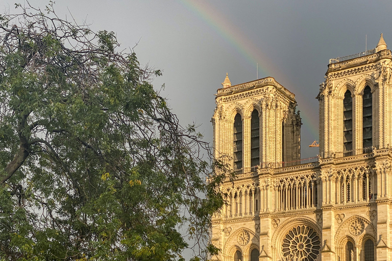 Paris: Notre Dame Notre Dame rundvandring utomhus med inträde till kryptanNotre Dame utomhus rundvandring med kryptan på spanska