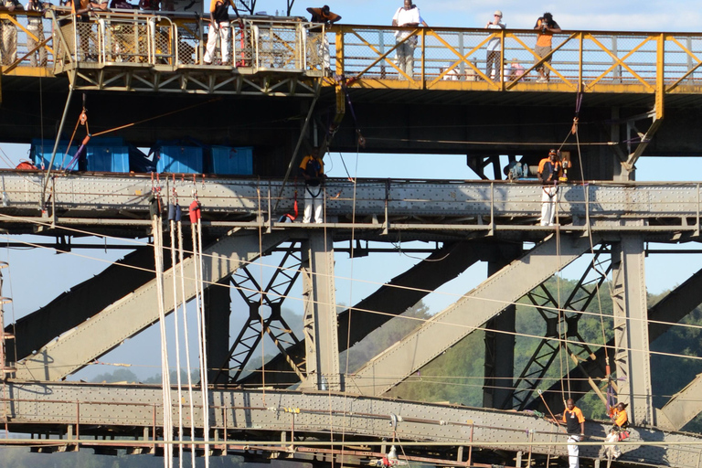 Bungee jump off the Victoria Falls Bridge