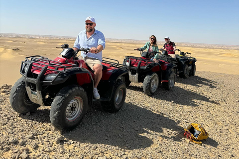 Fayoum: Qarun Sahara Safari With( ATV ) Quad bike From Cairo Private 4 Hours Quad Included Tickets