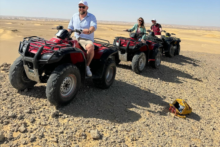 Fayoum: Qarun Sahara Safari With( ATV ) Quad bike From Cairo Private 4 Hours Quad Included Tickets