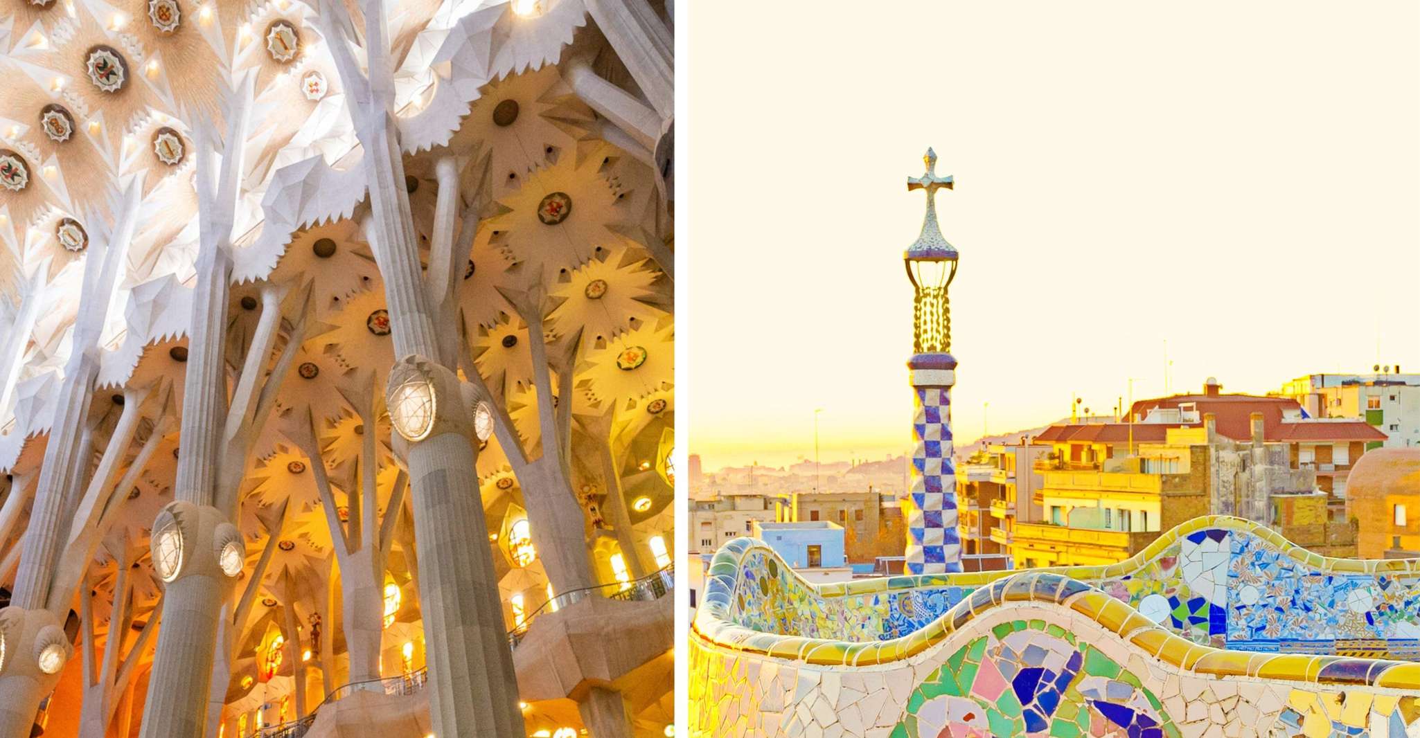 Barcelona: Sagrada Familia and Park Guell Combo Guided Tour