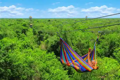 Tulum: High End ATV! Zipline circuit met verschillende vluchten